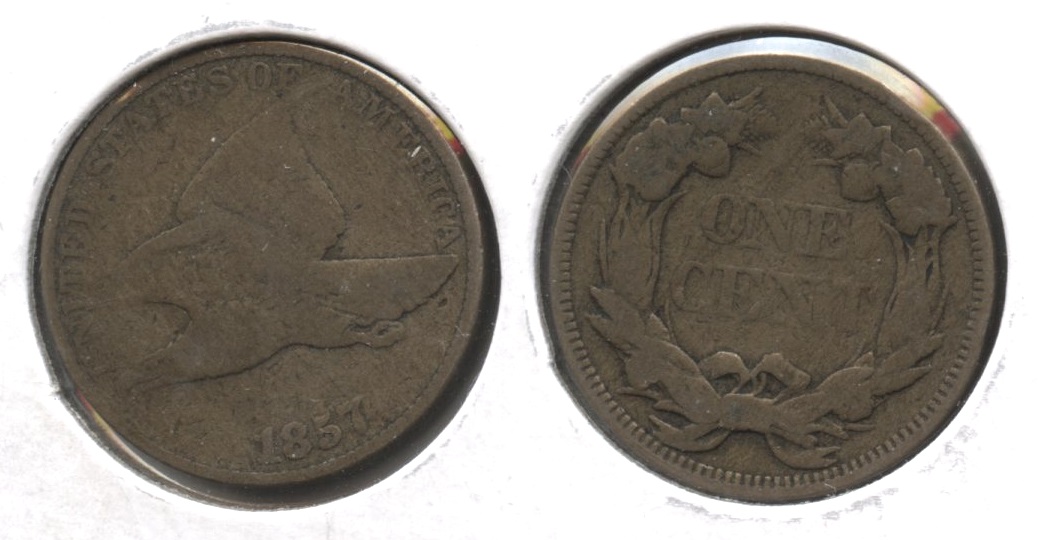 1857 Flying Eagle Cent Good-4 #ay