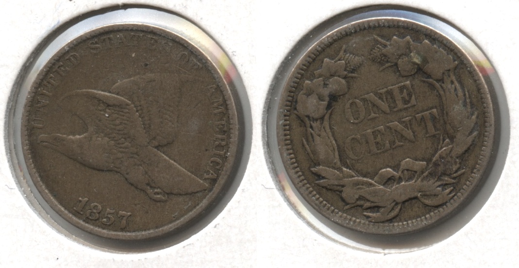 1857 Flying Eagle Cent VF-20 #w