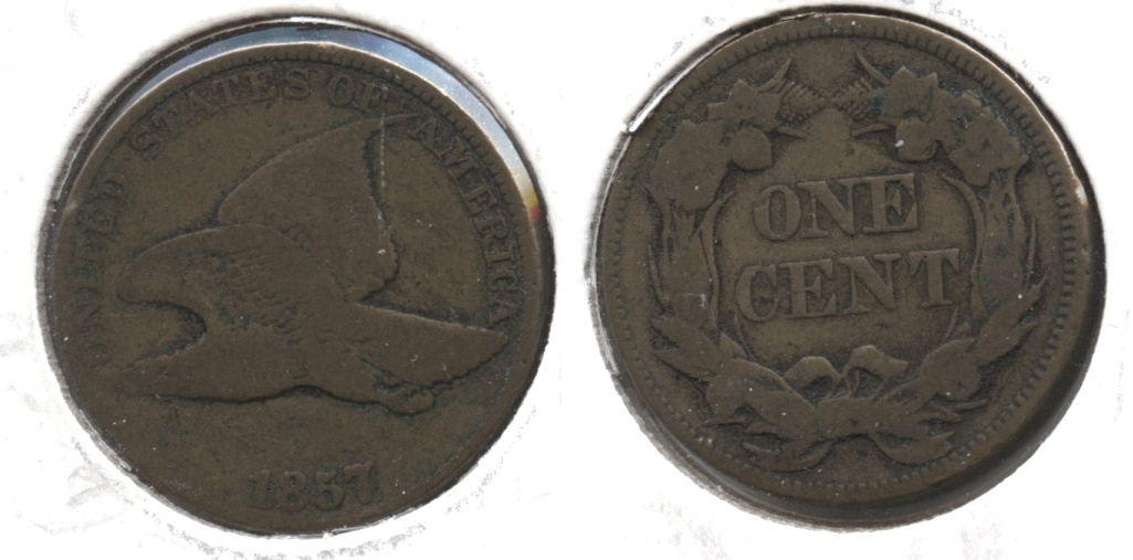 1857 Flying Eagle Cent VG-8 #af