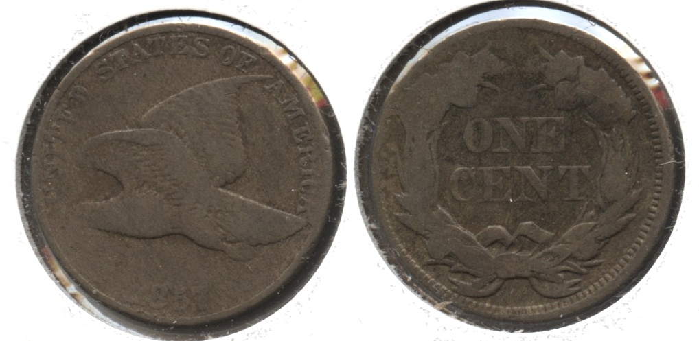 1857 Flying Eagle Cent VG-8 #ai