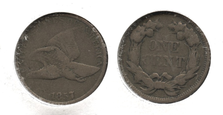 1857 Flying Eagle Cent VG-8 #am