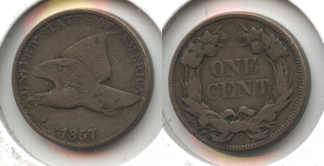 1857 Flying Eagle Cent VG-8 #ar