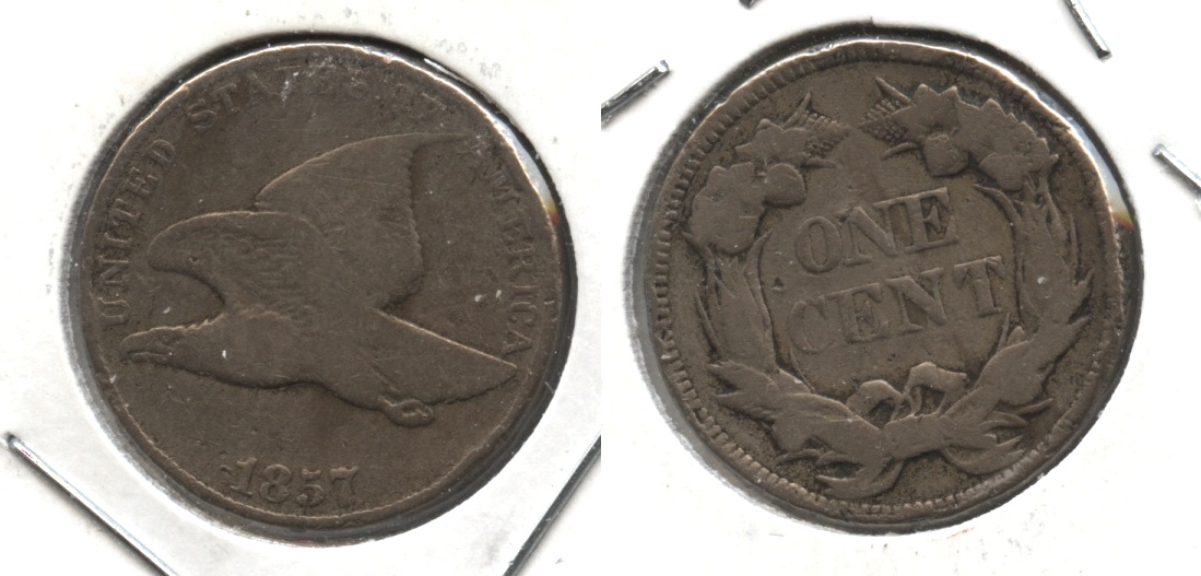 1857 Flying Eagle Cent VG-8 #ba