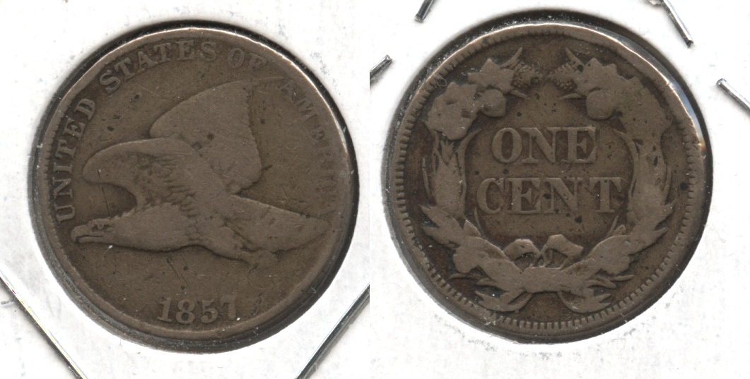 1857 Flying Eagle Cent VG-8 #bb