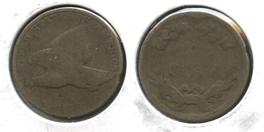 1858 Large Letters Flying Eagle Cent Fair-2 #l