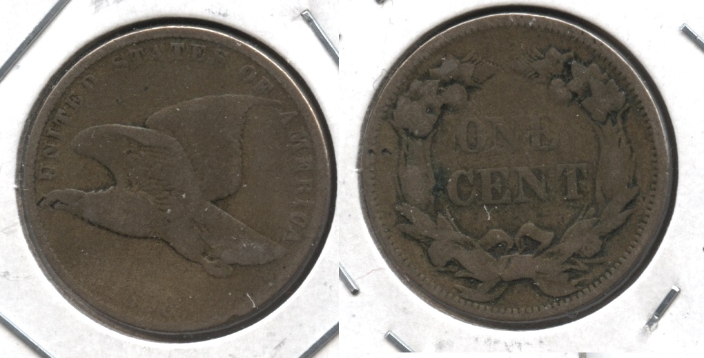1858 Small Letters Flying Eagle Cent AG-3 #r