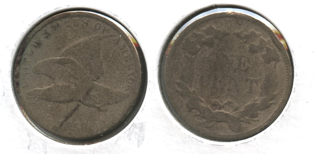 1858 Small Letters Flying Eagle Cent Fair-2 #g