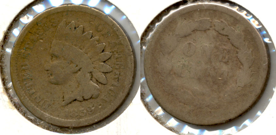 1859 Indian Head Cent AG-3 #aa