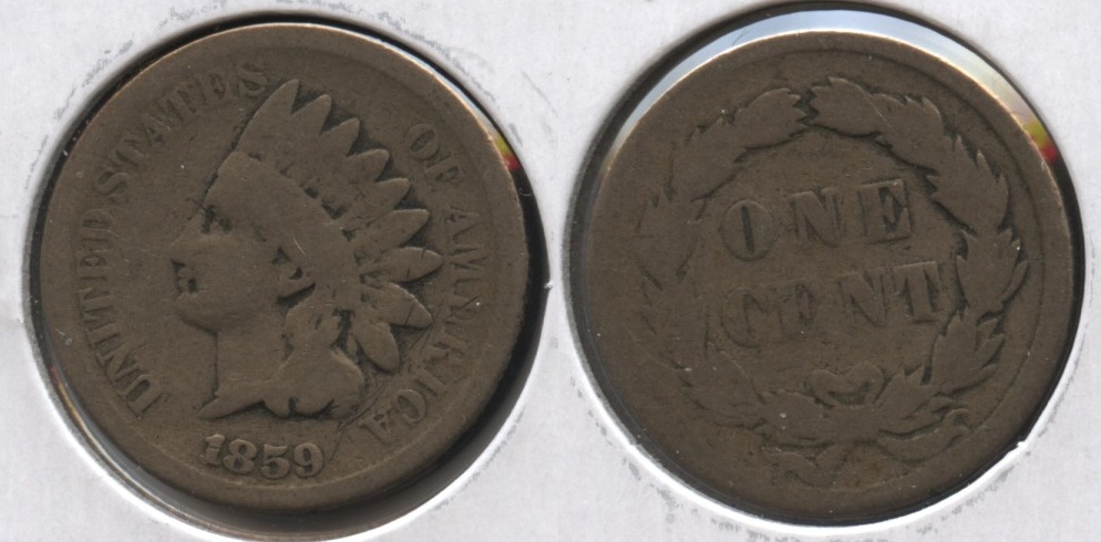 1859 Indian Head Cent AG-3 #ap