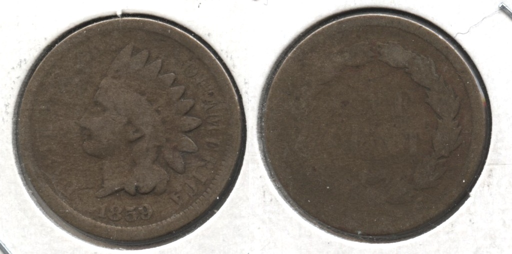 1859 Indian Head Cent AG-3 #ar
