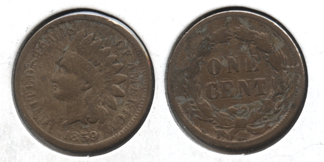 1859 Indian Head Cent AG-3 #az