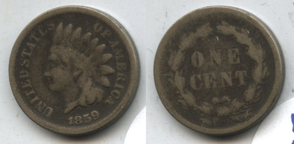 1859 Indian Head Cent AG-3 #bi