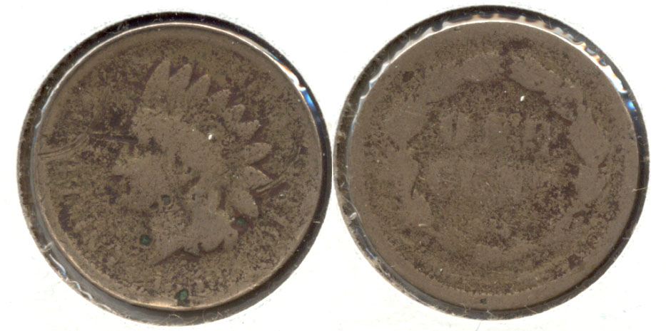 1859 Indian Head Cent Fair-2 d