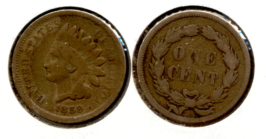 1859 Indian Head Cent Good-4 bq
