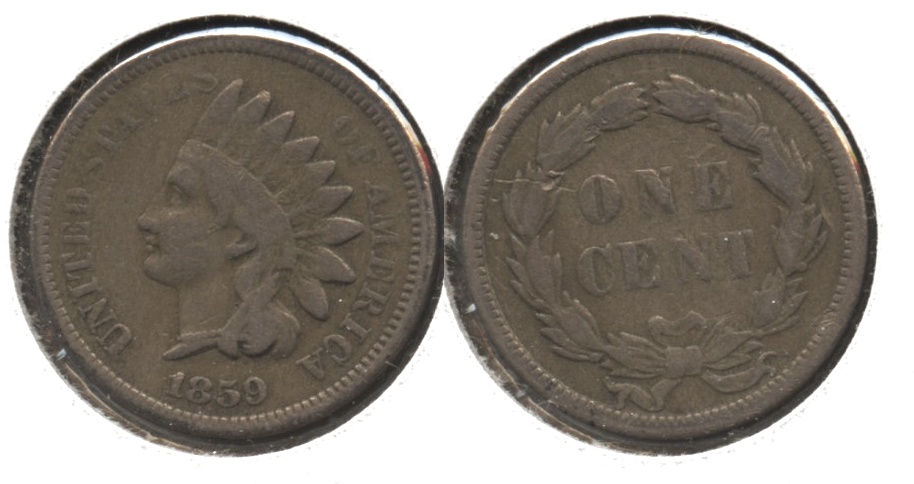 1859 Indian Head Cent Good-4 #cd