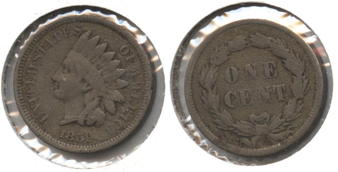 1859 Indian Head Cent Good-4 #cn