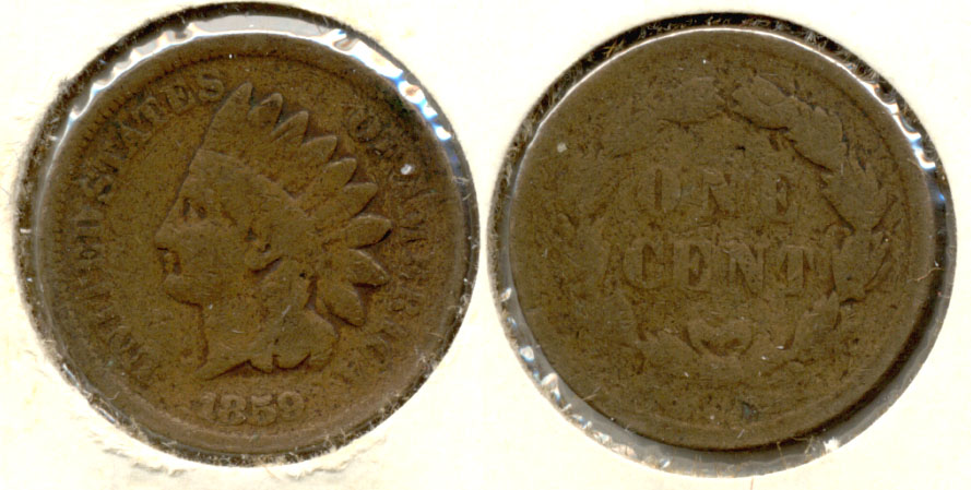 1859 Indian Head Cent Good-4 u