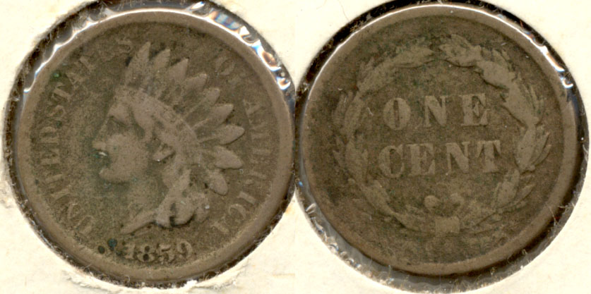 1859 Indian Head Cent Good-6