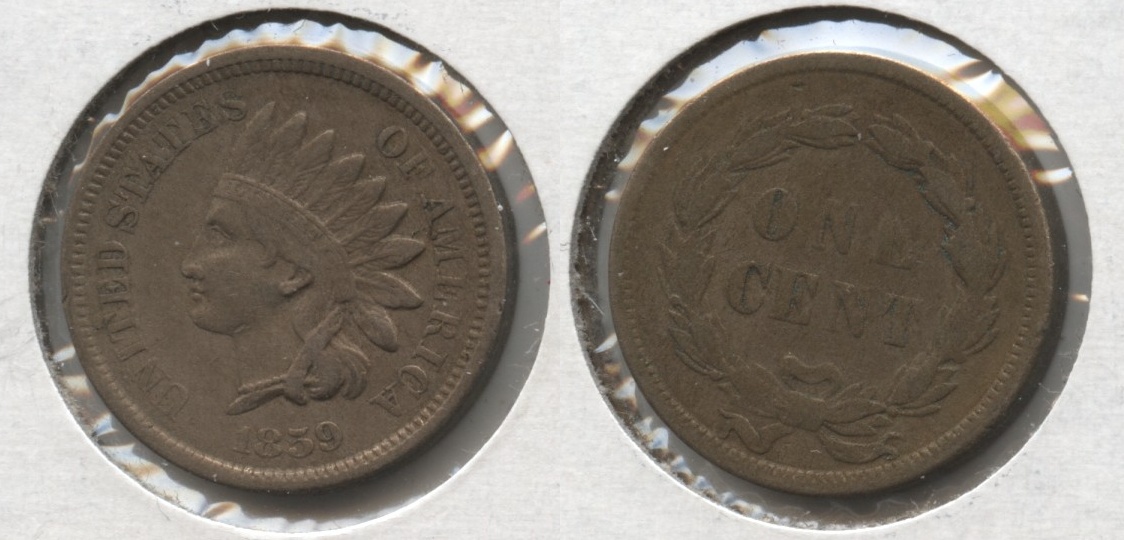 1859 Indian Head Cent VF-20 #j