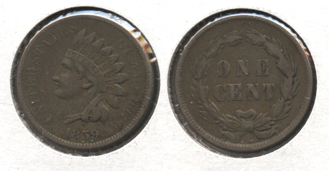 1859 Indian Head Cent VF-20 #k