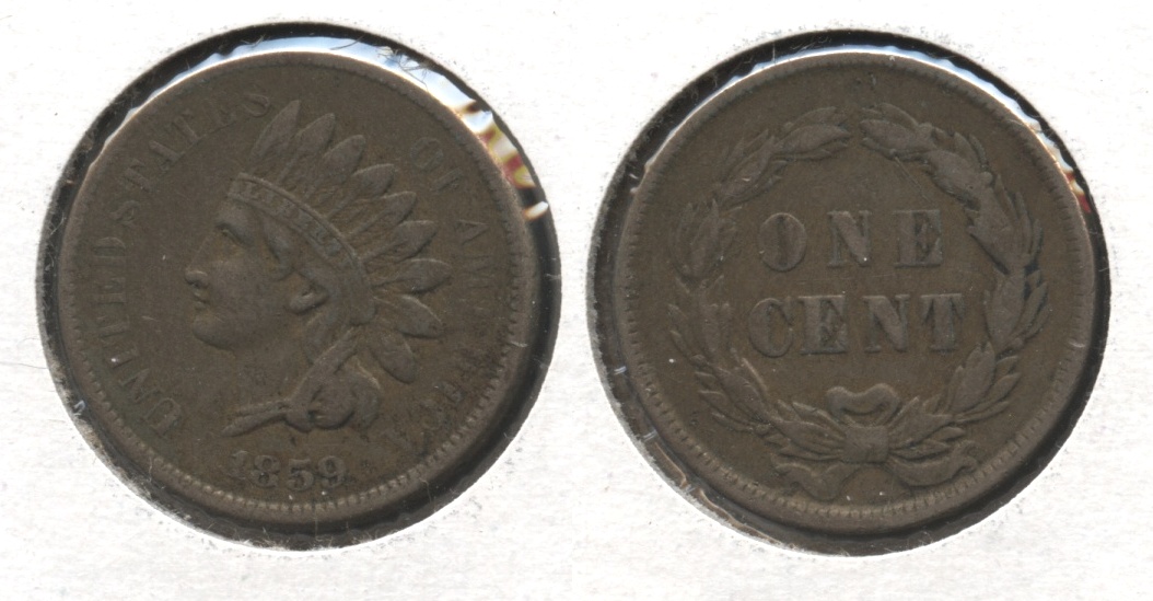 1859 Indian Head Cent VF-20 #k