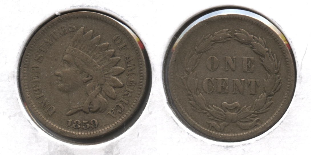 1859 Indian Head Cent VF-20 #l