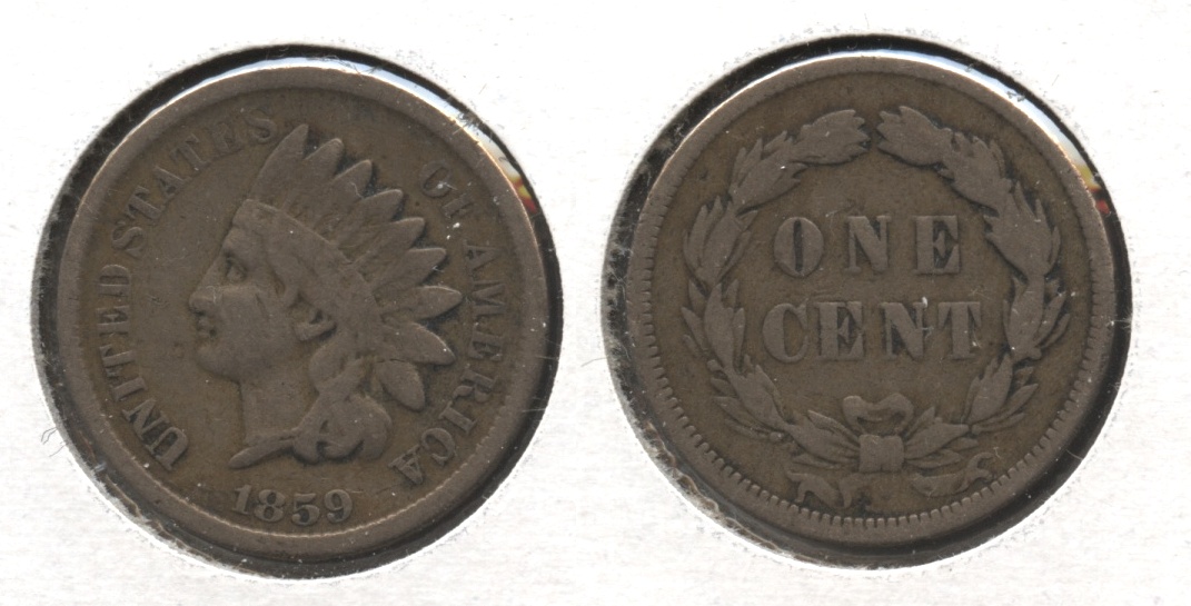 1859 Indian Head Cent VG-8 #ab