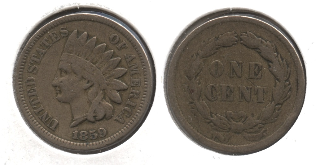 1859 Indian Head Cent VG-8 #ad