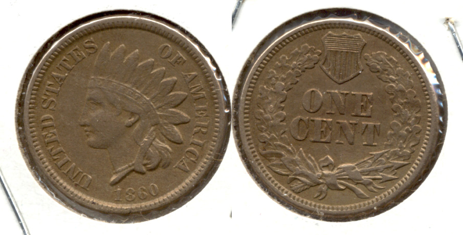 1860 Indian Head Cent EF-40