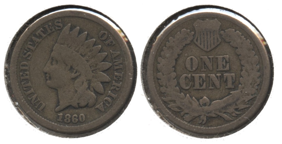 1860 Indian Head Cent Good-4 #ad