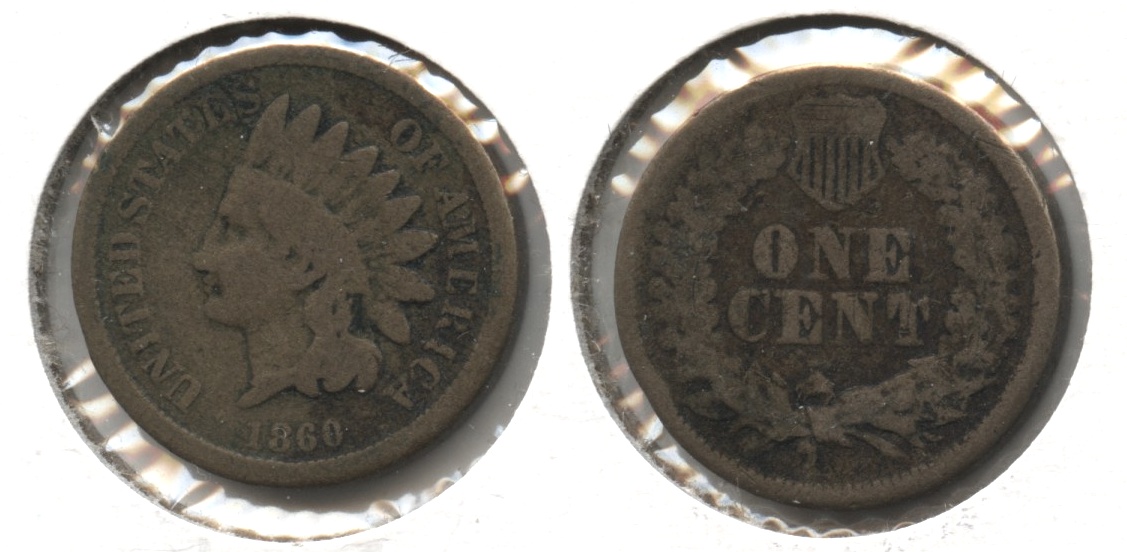 1860 Indian Head Cent Good-4 #am