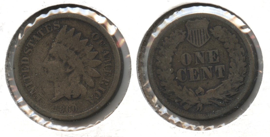 1860 Indian Head Cent Good-4 #ao