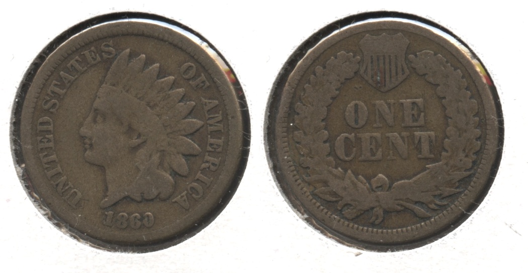 1860 Indian Head Cent Good-4 #ax