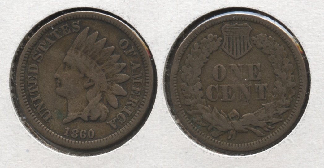 1860 Indian Head Cent Good-4 #ba