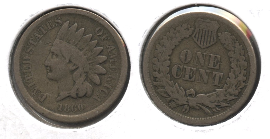 1860 Indian Head Cent Good-4 #bh