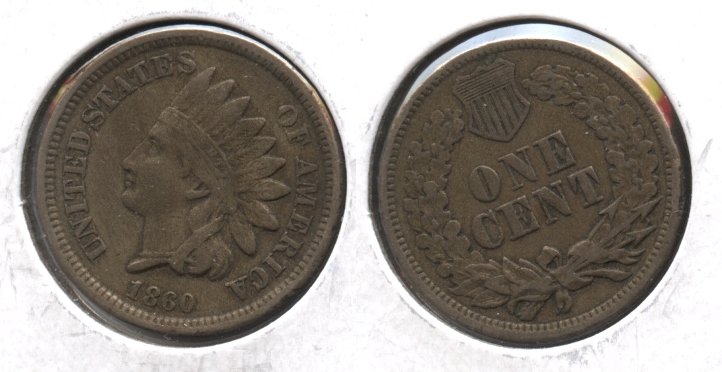 1860 Indian Head Cent VF-20 #g