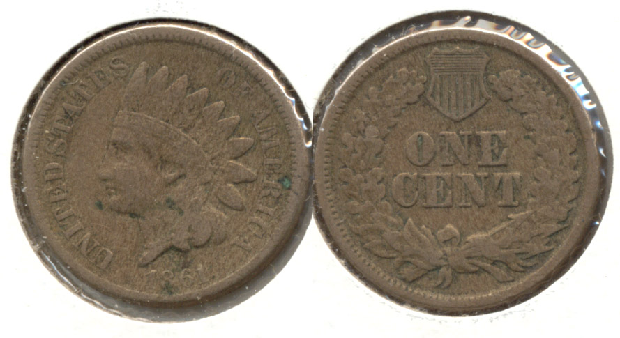 1861 Indian Head Cent Fine-15
