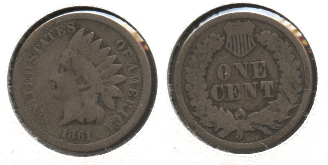 1861 Indian Head Cent Good-4 #ad