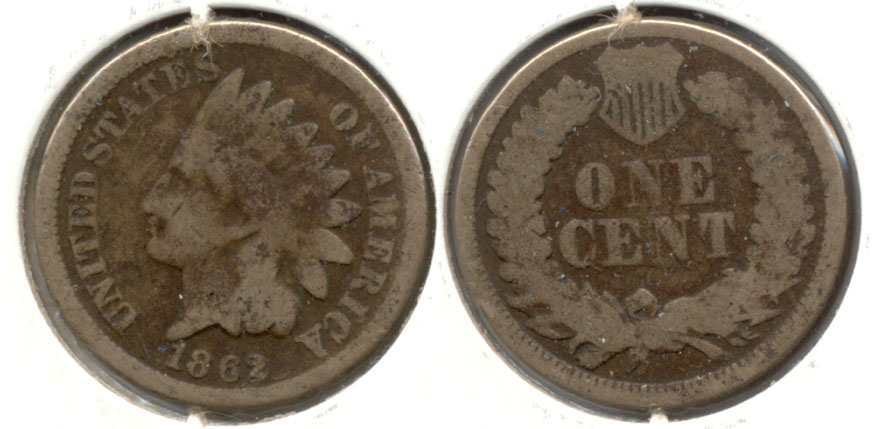 1862 Indian Head Cent G-4 a