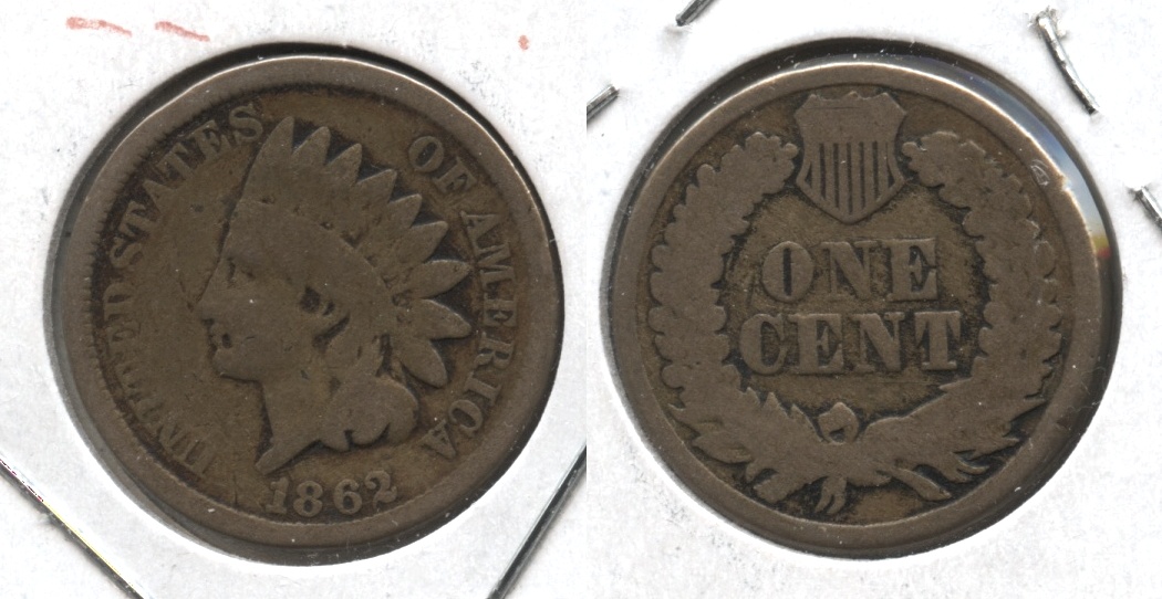 1862 Indian Head Cent G-4 #bi