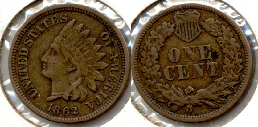 1862 Indian Head Cent VF-20 b