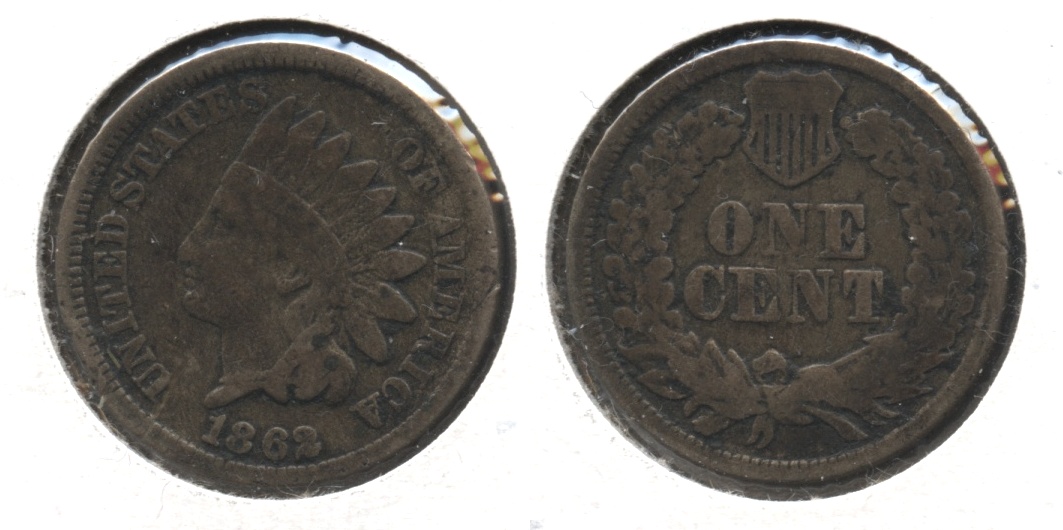 1862 Indian Head Cent VG-8 #k