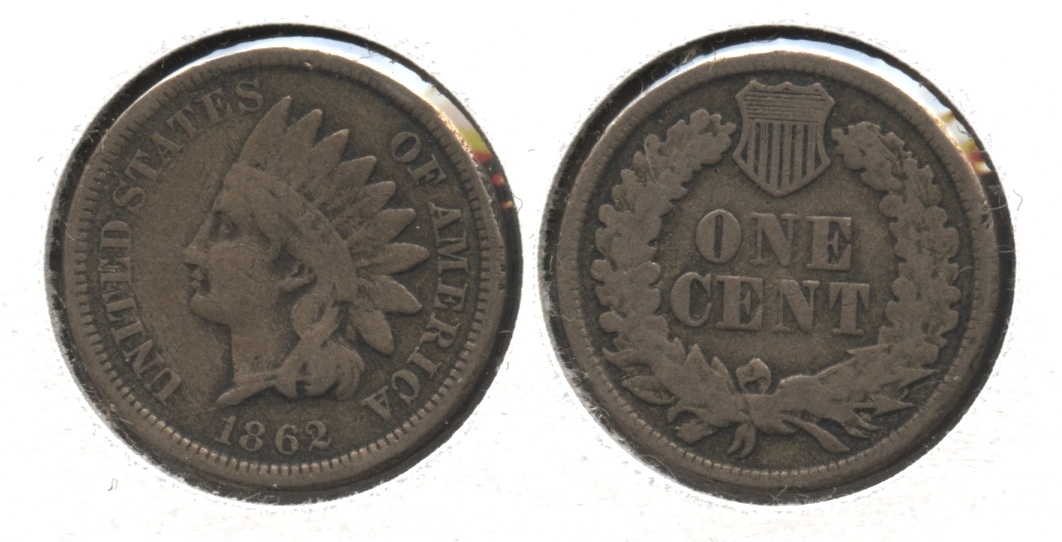 1862 Indian Head Cent VG-8 #m