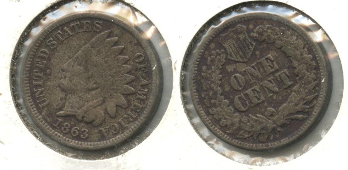 1863 Indian Head Cent AG-3 #c