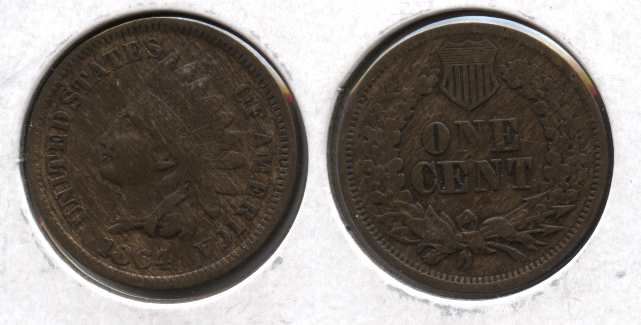 1864 L Indian Head Cent EF-40 #c
