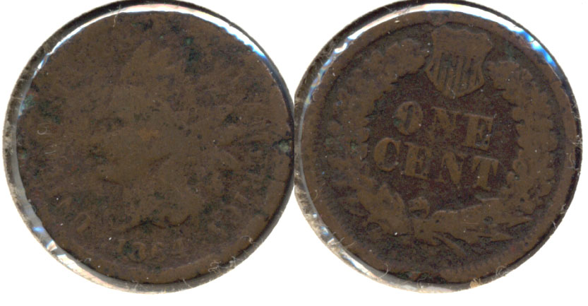 1864 L Indian Head Cent Good-4 a