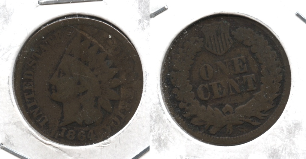 1864-L Indian Head Cent Good-4 #i