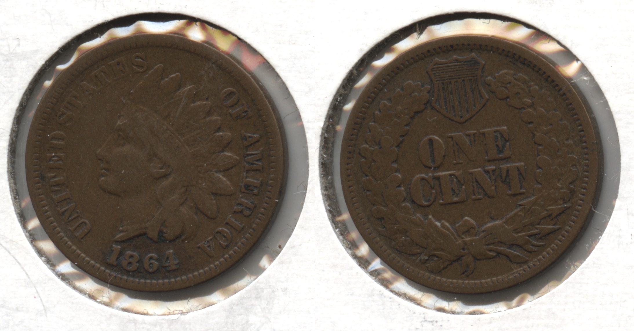 1864-L Indian Head Cent VF-20 #b