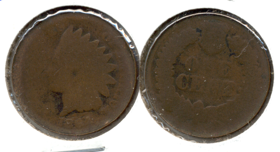 1864 Bronze Indian Head Cent Fair-2 c Raised Rim
