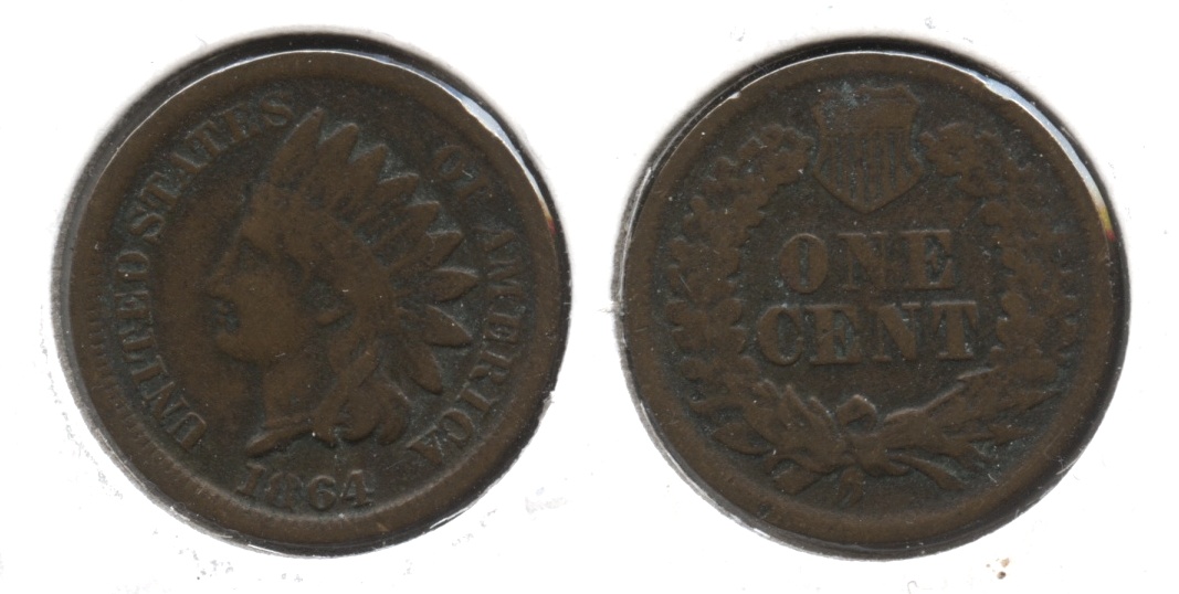 1864 Bronze Indian Head Cent VG-8 #g